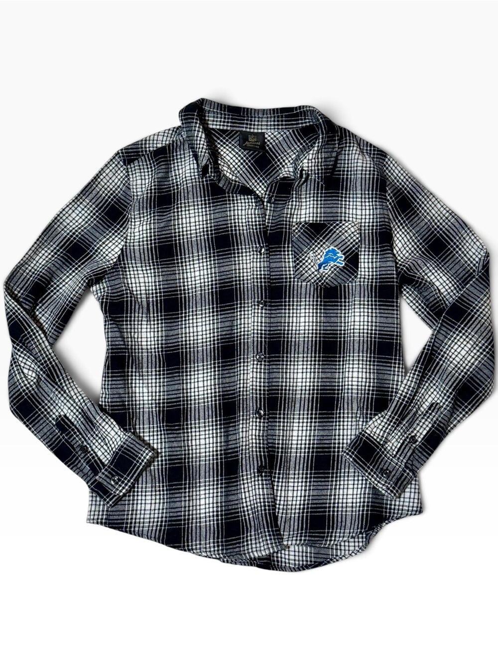 Detroit Lions NFL Plaid Button Up Shirt